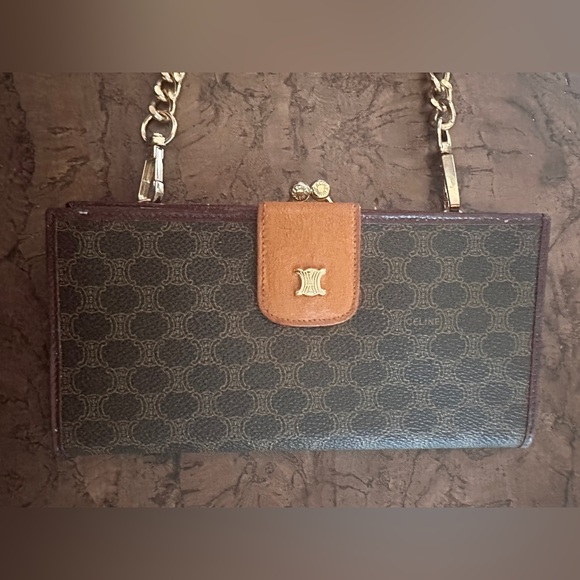 CELINE Long Wallet on a Chain - Monogram - Shoulder Bag - Refinished retrofit! - Picture 6 of 9